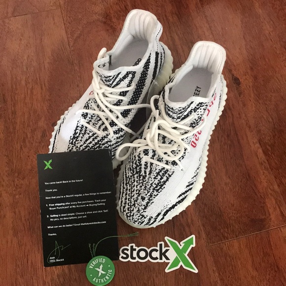 PK GOD Adidas yeezy boost sply350 v2 zebra with yellow
